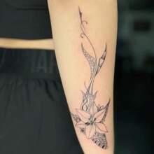 1pc Waterproof Anti-Rub PVC Realistic Whale Tattoo Sticker, Suitable For Daily Wear - Grey - View 1