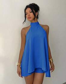 Swisz Women Jumpsuits - Baby Blue - View 4
