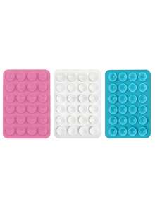 Phone Back Suction Cup Holder, Mark-Free Washable And Reusable, For Dorm Bed Selfie And Desktop Live Streaming, Strong Adhesive Non-Slip And Anti-Fall, For Home Bathroom Makeup And Kitchen Recipe Viewing, Compatible With All Phone Series, Cute Small Gift For Best Friend - Multicolor - View 22