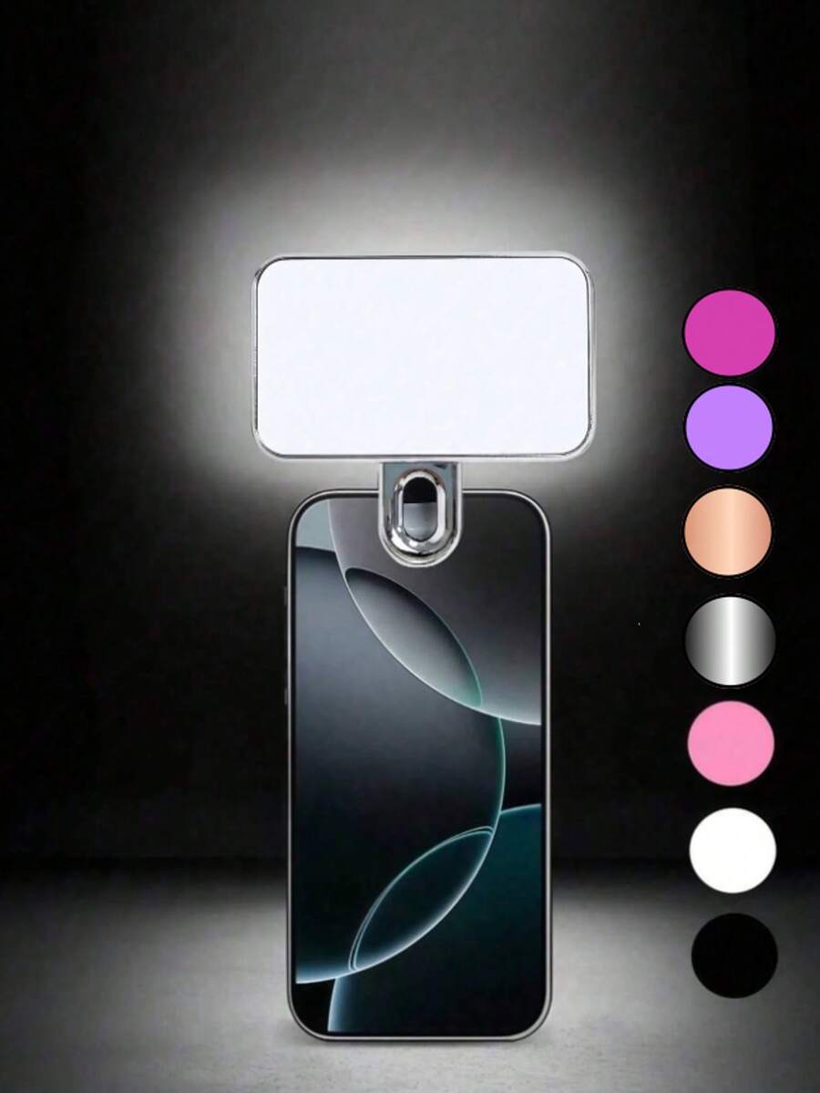 LED Selfie Light, Portable Selfie Lamp, Clip-On Fill Light, Phone Selfie Light, Phone Fill Light. With Good Lighting Effect After Using The Fill Light, It Is An Excellent Beauty Selfie Assistant.