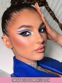 Misslyn 1pc GlidePro Smooth Creamy Texture Eyeliner Pencil, Waterproof Sweatproof Smudge-Proof, High Pigment, Multi-Color Multi-Functional, Built-In Sharpener, Suitable For Smoky Makeup, Beginner-Friendly, Party Birthday Valentine's Day Gift - #03 - View 3