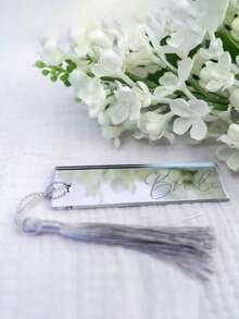 10/30/50pcs Personalized Acrylic Tassel Name Tags, Customized Wedding Place Cards, Suitable For Weddings, Parties, Eternal Love, Bridesmaid Gifts - Multicolor - View 6