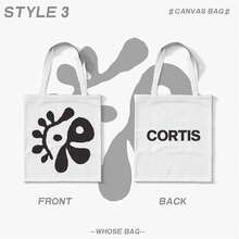 2 túi canvas CORTI/S CRT, in hai mặt CORTI XANH XANH ĐỎ ĐỎ, vải canvas bền, túi tote tái sử dụng dung tích lớn, phù hợp cho fan COER đi làm và mua sắm hàng ngày, JAMES/JUHOON/KEONHO/SEONGHYEON/Park Woo-Joo COLOR OUTSIDE THE LINES XANH ĐỎ What You Want GO! CORTI/S nhóm nam K-Pop thế hệ 5 ra mắt - Nhiều màu - Xem 15