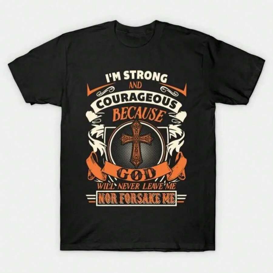 Camiseta cristiana S 5XL - Negro - Ver 1