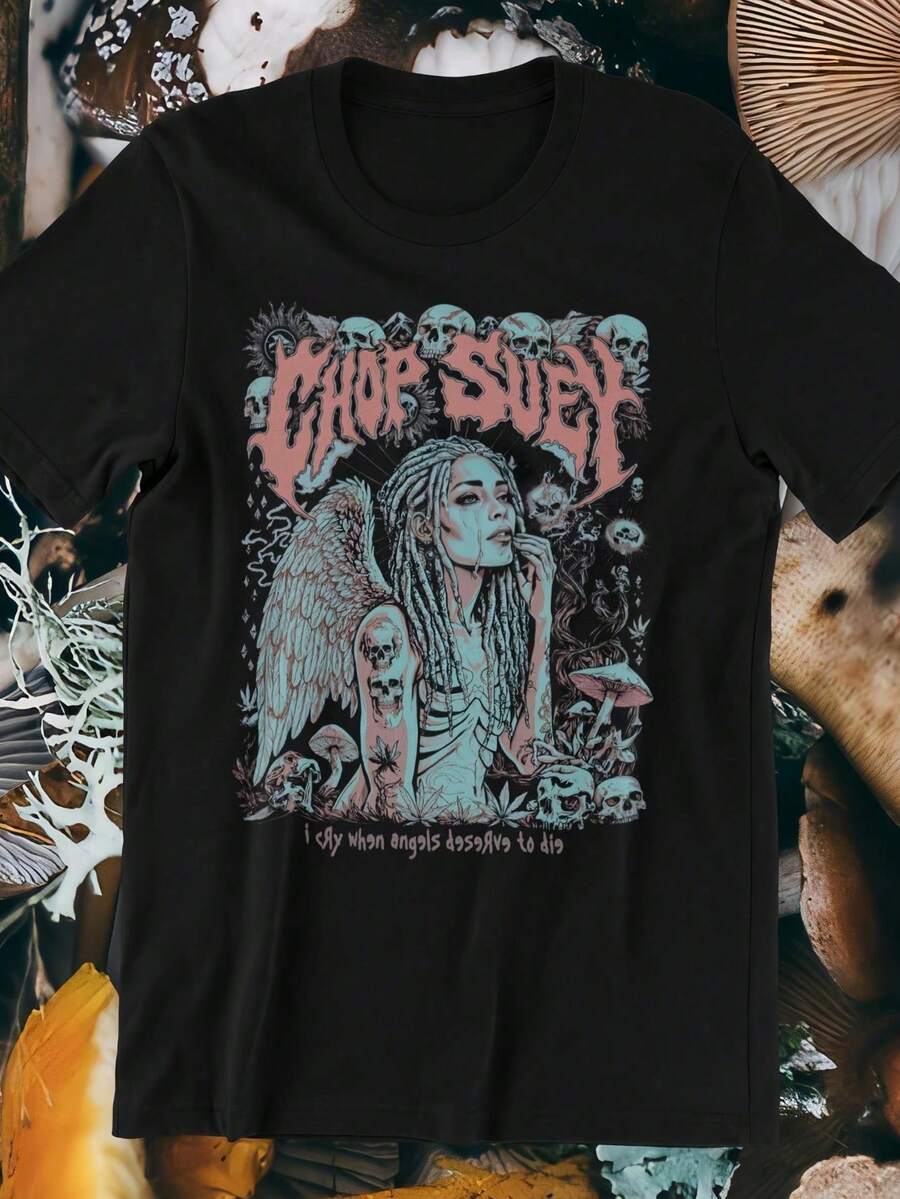 2026 No Doubt T-Shirt, 90s Ska Punk Rock Graphic T-Shirt, Tragic Kingdom Era Orange Shirt, Casual Crew Neck Top, Machine Washable, Vintage Clothing, Gifts For Fans And Friends, W - Back 4 - View 1