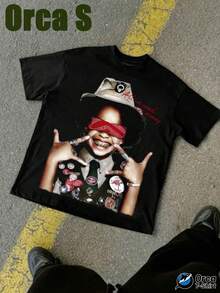 2026 Spring/Summer Arrivals For Women: Spring/Summer T-Shirts, Girls' T-Shirts, White Tops, Spring/Summer Women's Clothing, Printed T-Shirts, Printed Tops, Cotton Tops, High-Qual - White - View 5