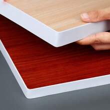 1pc 5m/196.85in Self-Adhesive Flexible Furniture Edge Protector, Easy To Install, Suitable For Kitchen And Dining Room Decoration, U-Shaped Edge Strip 1pc|Flexible Edge Protector, Self-Adhesive Veneer Edge Trim|For Countertop, Cabinet, Table Repair - A - View 5