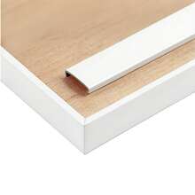 1pc 5m/196.85in Self-Adhesive Flexible Furniture Edge Protector, Easy To Install, Suitable For Kitchen And Dining Room Decoration, U-Shaped Edge Strip 1pc|Flexible Edge Protector, Self-Adhesive Veneer Edge Trim|For Countertop, Cabinet, Table Repair - A - View 11