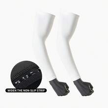 Summer Plus Size Ice Silk Sleeves Breathable Quick Drying Sleeves For Men And Women Outdoor Sports Washable Arm Sleeves - Multicolor - View 9