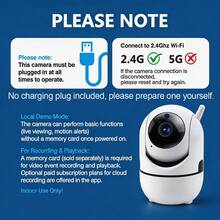 2 Kamera Keamanan Pintar, Full HD 1080P, Tampilan Panorama 360°, Kamera Rumah Nirkabel Wifi Dalam/Luar Ruangan, Monitor Bayi, Penyimpanan Kartu TF, Audio Dua Arah, Pan/Tilt/Zoom, Penglihatan Malam, Pelacakan Gerakan Manusia - Cocok Untuk Perawatan Lansia Dan Pemantauan Hewan Peliharaan, Perangkat Perawatan Lansia, Kamera Keamanan Modern, Konstruksi Tahan Lama - Putih - View 11
