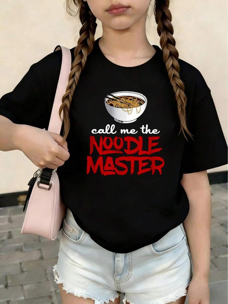 Tween Girls T-Shirts - Black - View 1