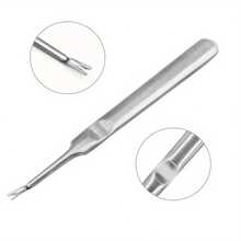 Stainless Steel U-Shaped Cuticle Pusher And Dead Skin Remover, Nail Softening Tool, Hand Callus And Hangnail Trimming Tool, Nail And Foot Repair Deep Cleaning Tool, Precision Detail Cleaner, Dirt Remover, Carving Small Groove Scraper - A - View 4