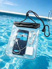 Waterproof Dry Bag, Waterproof Phone Pouch, Shoulder Bag - Suitable For Diving, Water Park, Canal Hiking And Beach Swimming Item Storage. Features Swimming, Photography, Dust-Proof, Shock-Proof, Rain-Proof, Waterproof, Floating And Portable Functions, Versatile Use. - Multicolor - View 2