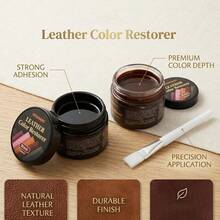 Wood Furniture Scratch Repair & Color Renew Cream - Restoration Balm For Old Wooden Tables, Cabinets & Chairs, Restores Faded & Worn Wood,Easy To Apply, Restores Shine & Color,Essential For Renting, Furniture Repainting, High Coverage - A - View 7