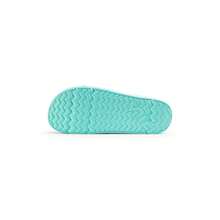 FILA Women's Slide Flip Flops, Morro Bay Spiro Wmn, Rubber And Gel, 3D Logo, Wide Strap With Hexagonal Pattern, Pool And Beach Sandals, Everyday Lifestyle Use, Sizes 36-41 - Mint Green - View 3