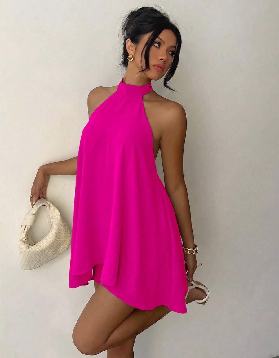 Swisz Women Jumpsuits - Hot Pink - View 1