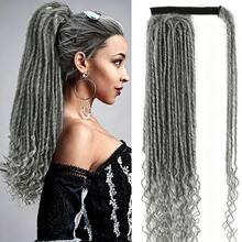 Women's Fashionable And Versatile Wig, 22-Inch Crochet Hair Ponytail For Changing Looks, Halloween - Multicolor - View 1
