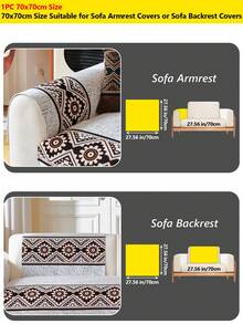 1 buah Sarung Sofa Anti Selip Gaya Bohemian untuk Semua Musim, Bantalan Kursi Jacquard Chenille, Tahan Goresan Hewan Peliharaan dan Dapat Dicuci dengan Mesin, Cocok untuk Dekorasi Rumah dan Perlindungan Sofa - Berbagai gaya - View 22