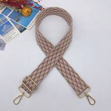 1pc 3.8CM Jacquard Shoulder Strap Accessory, Adjustable Replacement Long Strap For Shoulder And Crossbody Bags - Multicolor - View 5