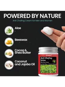 防磨損乳液身體護膚霜 減少皮膚摩擦不適感 長效保護 保持皮膚光滑柔軟 溫和適用於敏感肌 運動防摩擦護理霜 滋潤並冷卻身體皮膚 - 1 件 - 查看 3