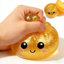 2026Upgraded Version Glitter Dumpling,Dumpling Squishy, Rainbow Dumplings, Cute Anxiety Relief Fidget , Soft Squeeze Dough For Adults - 彩色 - 查看 16