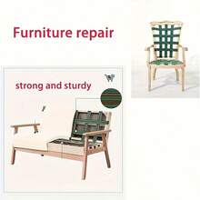 1pc (5m/25m) Optional, Heavy Duty Elastic Webbing Green & Black Striped Sofa Chair Seat Cushion Replacement Strap, Sofa Elastic Band, Sofa Seat Backrest Elastic Strap - A - View 11