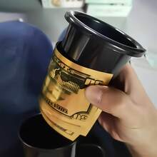 創意杯狀設計多功能收納筆筒，內含隱藏式隔層，適合隱密存放硬幣、戒指及貴重物品，安全收納，返校季適用 - A - 查看 5