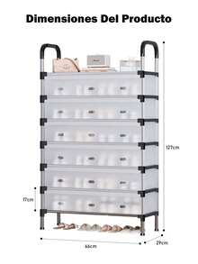 Over-The-Door Shoe Rack, 4/5 Tier, Built-In Shoe And Hat Rack, Freestanding, Bedroom, Living Room, Clothes Rack, Simple Storage Shelf, Freestanding Clothes And Hat Rack, Simple Over-The-Door Home Bedroom Shoe Rack, Built-In Shoe Rack, Clothes Rack, Bedroom Storage Shoe Rack - White - View 12