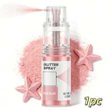 Glitter Spray, Rose Gold Shimmer Spray, Holographic Pearlescent Metallic Glitter, For Baking Surface Decoration, DIY Crafts, Wedding And Party Decor - 1 Item - View 20