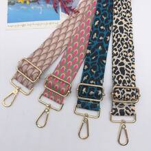 1pc 3.8CM Jacquard Shoulder Strap Accessory, Adjustable Replacement Long Strap For Shoulder And Crossbody Bags - Multicolor - View 1