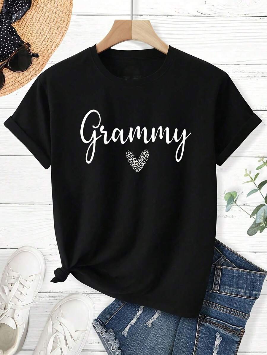 Women T-Shirts - 黑色 - 查看 1