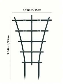 Stackable Plant Trellis, Plastic Climbing Plant Support Lattice, Suitable For Potted Plants, Indoor Climbing Plants, Small Climbing Plants, Reusable Floral Plants, Rear Lattice Hook Growth Accessory, Home And Outdoor Universal - Multicolor - View 9