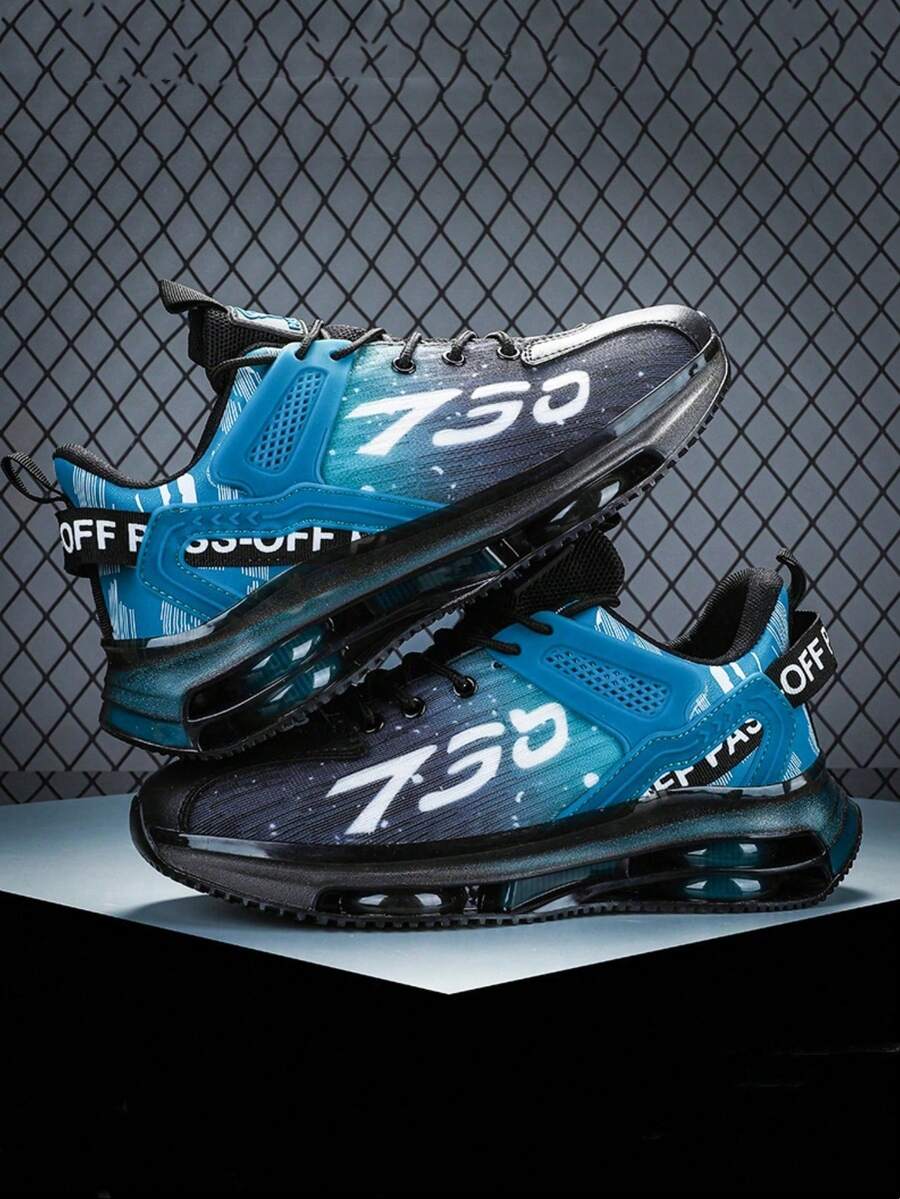 Zapatillas de baloncesto para hombre, diseño de malla transpirable, máxima comodidad. Zapatillas de running para exteriores con absorción de impactos, tecnología de amortiguación de alto rebote, carrera talla grande suave y cómoda, soporte mejorado, diseño blanco elegante, adecuado para rendimiento deportivo y uso diario - Amoratado - Ver 1
