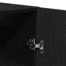 Mobiletto a parete , rovere nero, 60 x 31 x 70 cm - nero - Visualizzare 8