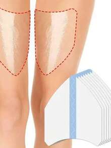 Disposable V-Shaped Anti-Chafing Thigh Pads – Invisible Non-Woven Inner Thigh Friction Patches, Breathable Non-Slip Leg Protectors, Ideal For Plus Size Men And Women, Summer, Dresses And Outdoor Activities - Multicolor - View 2