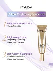 L'Oreal Tubo Dorado & Tubo Plateado Filtro de Tono Trigo Protector Solar 15ml - 15 ml - Ver 1