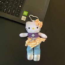 1 Pc Cross Dressing Long Legged Plush Pendant Plush Toy Backpack Accessory Keychain Birthday Gift Valentine's Day Gift Souvenir - Multicolor - View 10