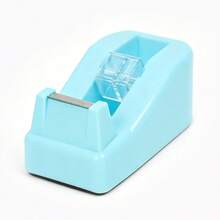 Macaron Color Tape Dispenser With Weighted Non-Slip Base & Sharp Blade, Easy To Cut, Stationery For Students, Office Use, Home Use, DIY Crafts, Art Projects, Scrapbooking, Gift Wrapping & Parcel Packing - Multicolor - View 14