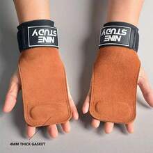 2 chiếc/bộ Găng tay thể dục unisex chống trượt, găng tay hỗ trợ cổ tay và lòng bàn tay, phù hợp cho nâng tạ nặng, hỗ trợ hít xà, bảo vệ lòng bàn tay chống trượt, bảo vệ cổ tay khi đẩy ngực và kéo xà lưng - Nhiều màu - Xem 2