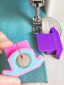 2026 New Sewing Machine Magnetic Edge Guide, Multi-Functional Polygonal Strong Magnetic Gauge, Hemming Guide Sewing Supplies Accessories - Multicolor - View 6