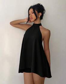 Women Jumpsuits - Black - View 2