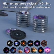 1pc Earth & Galaxy Projector + 13 Slides, High Definition Starry Sky Night Light, Adjustable Focus, Create Indoor Atmosphere, Galaxy Projector, Starry Sky Projector, Galaxy Light, Bedroom Projector Lamp, Nebula Ceiling LED Light With Remote Control - Multicolor - View 7
