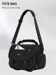 Bolsa para cámara, adecuada para fotógrafos de cámaras DSLR/SLR/sin espejo, bolsa de hombro impermeable para cámara pequeña con soporte para trípode y cubierta contra la lluvia, adecuada para / - Multicolor - Ver 1