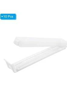 10/6/5pcs Colorful, White, Gray Food Bag Clips, Reusable Moisture-Proof Snack Bag Clips, Fresh-Keeping Kitchen Storage Clips, Used For Food Packaging Clips, Snack Bag Sealing, Home Kitchen Food Sealing Clips - Multicolor - View 4