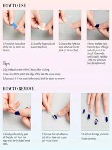 10pcs Handmade Press-On Nails, Rectangular Shape, Pink, Gold And Red Color Block, Decorated With Cross, Niche High-End White Nail Art, Suitable For Women - Red - View 6