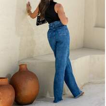 Sky Wide Leg Pants - Light Wash - View 4