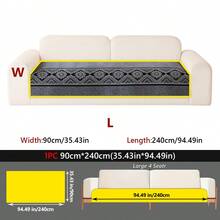 1 buah Sarung Sofa Anti Selip Gaya Bohemian untuk Semua Musim, Bantalan Kursi Jacquard Chenille, Tahan Goresan Hewan Peliharaan dan Dapat Dicuci dengan Mesin, Cocok untuk Dekorasi Rumah dan Perlindungan Sofa - Berbagai gaya - View 17