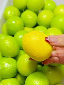 Handmade Crispy Lemon Stress Ball Squeeze Toy, Color-Changing Mango Squishy Fidget Ball, ASMR Sensory Stress Relief Toy - 1pcs - 查看 7