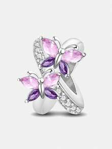 1Pc Fashionable Cute Pet Elephant Series Charm Bead Fit For Women Bracelets Bangles DIY Jewelry Making And Daily Outfit Matching Jewelry - Beads - View 21