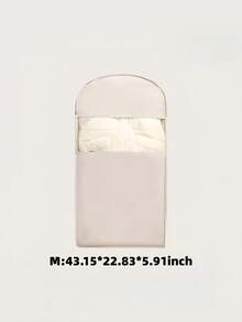 1pc New Thickened Fabric Hanging Garment Dust Cover With Transparent Window, Space-Saving Compression Bag, Suitable For Down Jackets, Shirts, Pants, Dresses And All-Season Women's Clothing - Multicolor - View 12